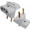 Kit 10 Adaptador Plugue De Tomada Benjamim T Com 3 Entradas Multiplicador De Tomadas 10a/20a