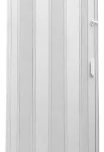 Porta Sanfonada De Correr Pvc Multilit 2,10cmx0,90cm Cores Cor Branco