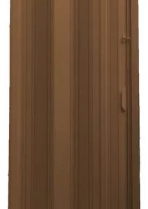 Porta Sanfonada De Correr Pvc Multilit 2,10cmx0,90cm Cores Cor Marrom