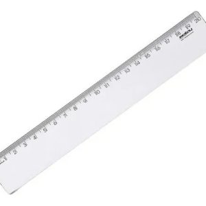 Régua 20 Cm Cristal New Line Waleu Kit Com 3 Unidades