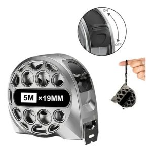 Fita Métrica Trena Aço Inoxidável Retrátil Prova D'água 5m