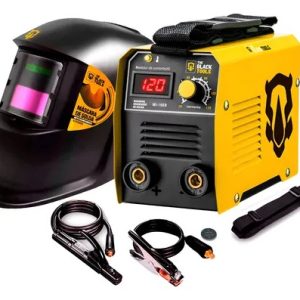 Máquina Solda Portátil Inversora Elétrica Mi150d + Máscara