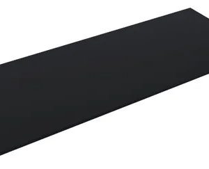 Prateleira Tampo Mesa Preto 80x65 15mm Sem Suporte