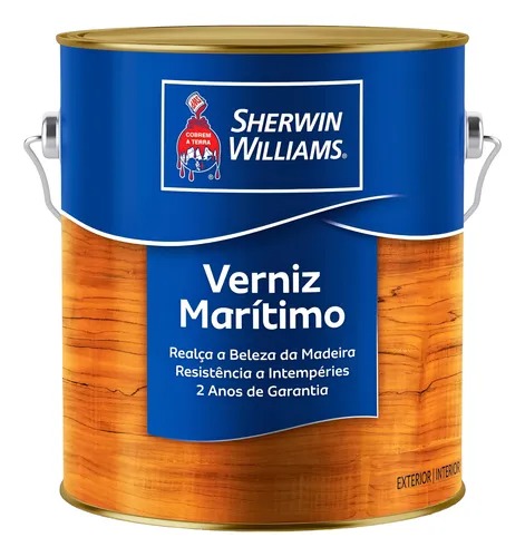 Verniz Brilhante Incolor 3,6l Madeira Sherwin Williams
