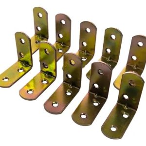 50 Cantoneira L Reforço Para Moveis Gaveta 40x40 + Parafuso