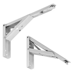 Suporte Mão Francesa Retrátil Reforçada 35cm Mesa Dobrável