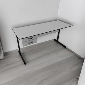 Mesa De Escritório Com 2 Gavetas Home-office C/chave