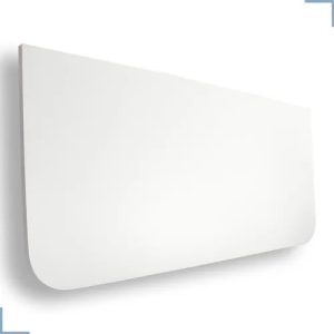 Mesa Retrátil 90x40 Dobrável De Parede Com Trava Segurança Branco Maclavi Móveis