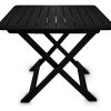 Mesa dobrável de Plástico Homeshop Color Preto Arqplast Simil Madera Arqplast