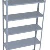 Estante De Aço 6 Bandejas 1.98m Reforçada 180kg Metalcartas.