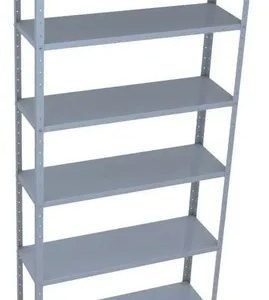 Estante De Aço 6 Bandejas 1.98m Reforçada 180kg Metalcartas.