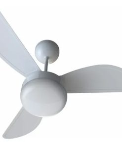 Ventilador De Teto Ventisol Fenix Inverter Com controle Estrutura Branco Pás Branco Diâmetro 960 mm Material das pás Plá