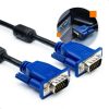 Polaris Shop Fio Cabo Vga 1.8m Metros Para Monitor Projetor Notebook Pc Computador Tv Lcd Datashow Cpu Com Filtro Blinda