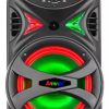Caixa de Som Amplificada Amvox ACA 255 Hit Woofer 8" Portátil Bluetooth Preto