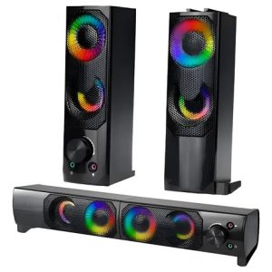 Caixa Caixinha De Som Para Computador Notebook Pc 6w Usb P2