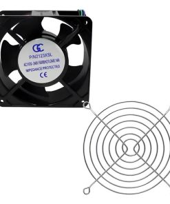 Ventilador Cooler Com Grade Metálica 120x120x38 Bivolt