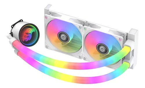 Water Cooler K-mex Wac5 Argb 240mm Intel E Amd Branco