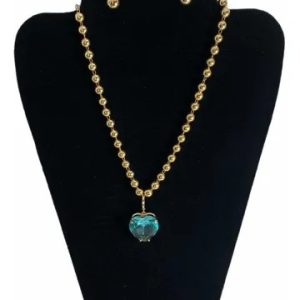 Busto Expositor Gd Brinco E Colar. Joia Biju. Luxo. Veludo Preto