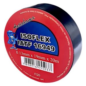 Isoflex fita isolante anti chama 19mmx20m 10 unidades