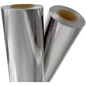 Foil Prata Para Laser Americano 25 Cm Largura X 5 Metros Prateado