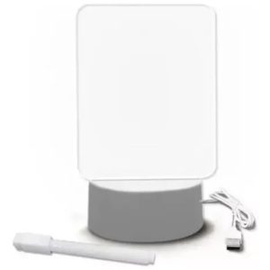 Luminaria Led De Escrever Com Caneta Lousa Quadro Mesa Anotações