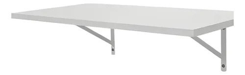 Prateleira Mdf Branca Fosca 100x30 Kit C/ 1 Und Mão Francesa