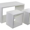 Kit 3 Peças Nicho Branco Mdf