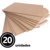 Placa Mdf Cru 20x28 A4 20 Unid Chapas 3mm Artesanato Quadros Beethoven Agropet