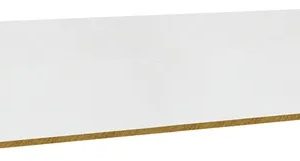 Painel Chapa Madeira Mdf Branco 120x30 Recorte Placa 15mm