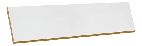 Painel Chapa Madeira Mdf Branco 120x30 Recorte Placa 15mm