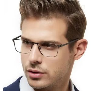 Armação Óculos De Grau Titanium Executivo Clássico Elegante