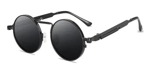 Óculos de sol Bulier Modas Chicago armação preto y lente preto