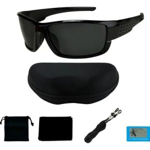 Oculos Sol Polarizado Pesca Militar Camuflado Oculos Uv400 Cor Preto-modelo-newboler