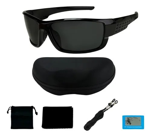 Oculos Sol Polarizado Pesca Militar Camuflado Oculos Uv400 Cor Preto-modelo-newboler