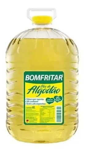 Óleo De Algodão Galão Bom Fritar C/ 6 Litros