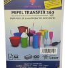 Papel Laser Transfer Alto Brilho 100 Folhas Branco