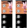 Pilha Bateria Duracell Moeda 2032 - 2 Cartela C/5 Unidades