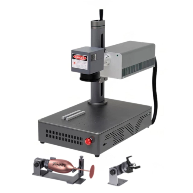 Maquina Laser UV Ultravioleta Portatil Bivolt 150x150mm + Kit de Eixo Rotativo