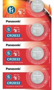Panasonic CR2032 pilha botão kit de 5 unidades