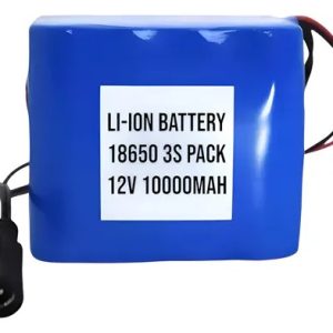 Bateria Lítio Recarregável 12v 10a C/ Bms + Carregador