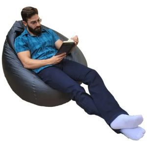 Capa Puff Reforçado Vazio Macio Descanso Grande Couro