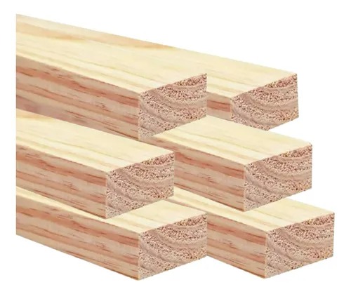 Ripa Sarrafo De Madeira Pinus Artesanato 4,5cm X 2cm X 100cm