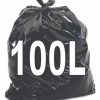 Saco De Lixo 100lts Reforçado- Preto - C/ 50 Unidades
