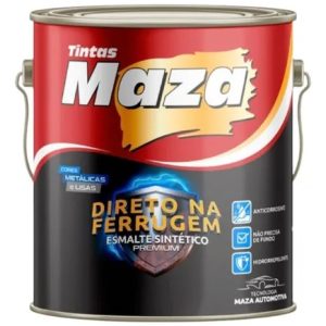 Tinta Esmalte Direto Na Ferrugem Maza Hammerite 3,6l Cores Cor Platina