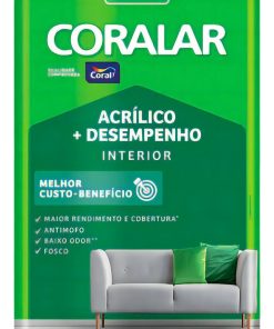 Tinta Acrílica Coralar Anti Mofo Econômica 18 Litros Cor Branco