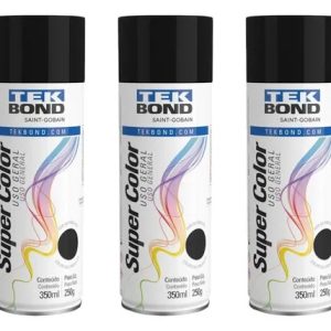 1 Uni Tinta Spray Alta Temperatura 350ml 250g Tekbond