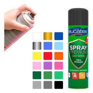 Tinta Uso Geral Spray P/pintar Metal Mdf Plastico Moveis