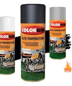 Tinta Spray Alta Temperatura 600ºc Seca Rápido