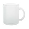 Caneca Vidro Jateado Sublimação 325ML