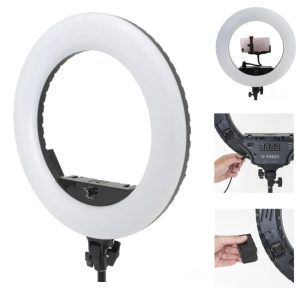 Kit LED Ring Light de 18 polegadas a bateria